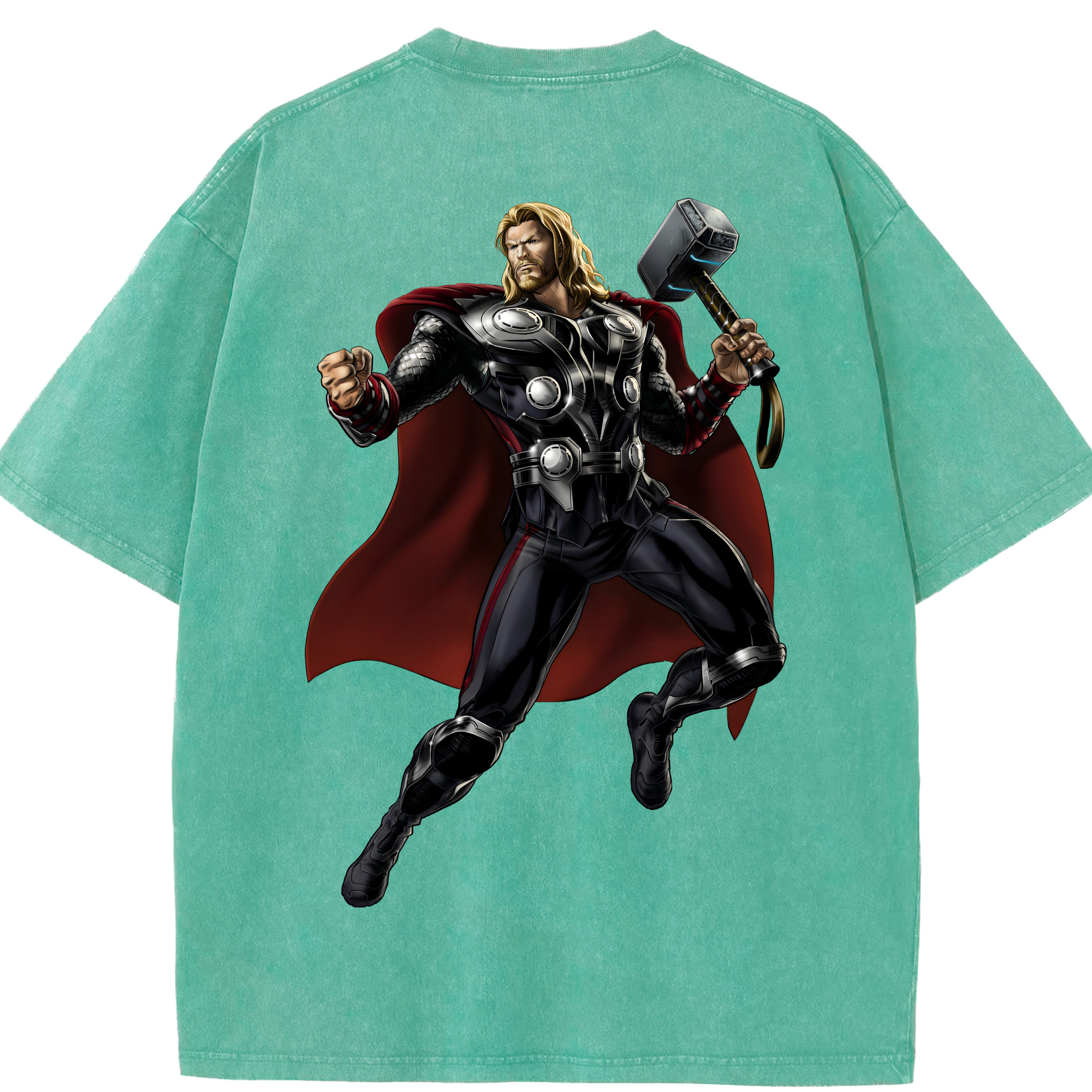 （画像用） アベンジャーズ The Avengers 綿100% ヴィンテージ風 半袖Tシャツ（背面プリント）